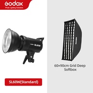 Godox SL60W SL-60W SL60 LED Video Light 5600K white continuous lighting video version Bowens install