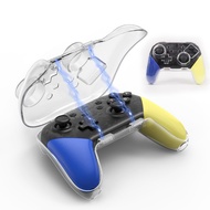 IINE Transparent PC Magnetic Storage Case for Nintendo Switch 1 Pro Controller Protective Case Magne
