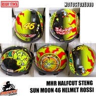 MHR HALFCUT STENG SUN MOON 46 HELMET ROSSI