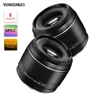 Yongnuo YN50mm F1.8S DA DSM 50mm Camera Lenses 50mm for Sony E-Mount A6300 A6400 A6500 NEX7 APS-C Fr