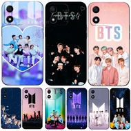 For Honor X5 2023 Case Silicon Phone Back Cover Soft silicon black tpu shockproof RM Jin Suga J-Hope