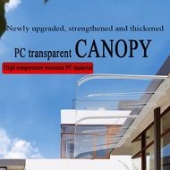Transparent Window Awning Eaves invisible Canopy Rain Shade Waterproof Anti-U Outdoor  Balcony Cover
