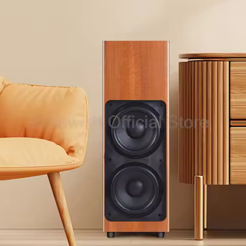 Double 8 Inch HiFi Speaker Wooden Active/Passive Subwoofer Home Theater Audio Hight Power Sound Box 