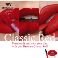 Bridget Lip Shot - Lip Matte (Code: 042 - Classic Red) Long Lasting