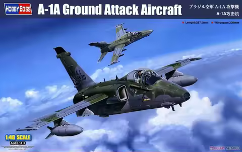 Hobby Boss 81742 1/48 Brazil Air Force A-1A Ground Attack Aircraft Plastic model