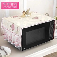 Microwave oven cover towel garden fabric microwave oven cover dust cover
