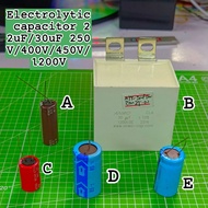 Electrolytic capacitor 22uF/30uF 250V/400V/450V/1200V