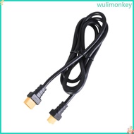 WU 1PCS XT60 Male to Female Plug Extension Cable Leads Tinned Coppers Wire 12AWG for Models