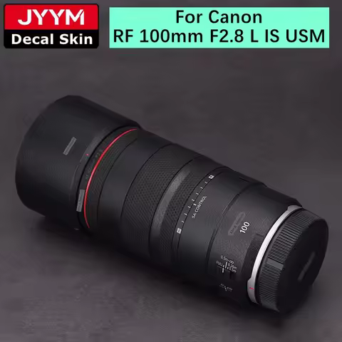 For Canon RF 100mm F/2.8 Macro L IS USM Macro Anti-Scratch Camera Lens Sticker Protective Film Body 