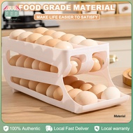 Eggs Storage Automatically Rolling Eggs Storage Box Container 2 Tier Rolling Eggs Organizer