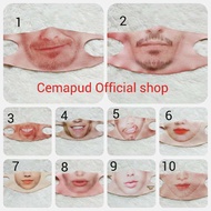 Scuba Mask Motif Mouth Images / Face Images Gramation 280