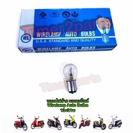 Motorcycle Tail Light Bulb Wirelamp 12V/21/6cp **With Options** Good Quality