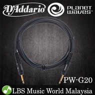Daddario Planet Waves PW-G20 Custom Series Instrument Cable Keyboard Guitar (6 Meter)