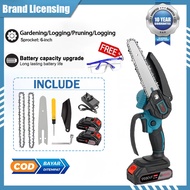 9980VF Brushless Cordless Chainsaw Cutting Machine, Electric Pruning Machine, Rechargeable Battery, 