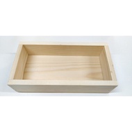 Wooden Pine Wood Box L300 x W113 x H95mmH