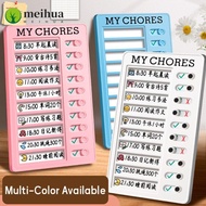 MEIHUA Daily Planner Memo, Reusable Plastic My Chores Checklist, Self-discipline Detachable My Chore