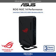 ASUS ROG NUC 14 Performance | Intel Ultra 7 155H | RTX 4060 | Barebone Mini PC (RNUC14SRKU710000I)