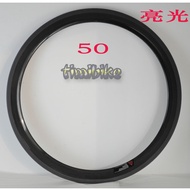 Carbon Fiber Rim Road Bicycle Wheel Open Rim Disc Brake Rim Fat Rim 700C23 Width 25 Width 27 Wide Va