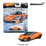 astoreshop21 โมเดลรถเหล็ก Hotwheels รุ่น McLAREN 720S ชุด SPEED MACHINES 2023 แพ็ค PREMIUM ล้อยาง ลิ