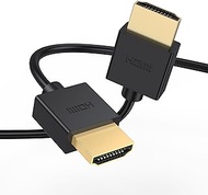 Ureegle Short HDMI Cable, 4K HDMI 2.0 Cable 0.5FT 1Pack, 18 Gbps Ultra High Speed with Gold Connectors Supports 4K@60Hz, 2K, 1080P, HDCP 2.2, HDR, 3D, ARC