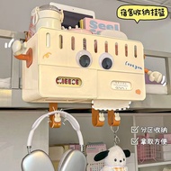 [Dormitory Essentials] Bedside Hanging Basket Student Dormitory Storage Rectangular Rental House Lar