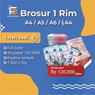 Brochure Printing 1 Rim Flyer/ – A4, A5, A6, 1 A4 Size - 1 SIDE 2-SIDED/