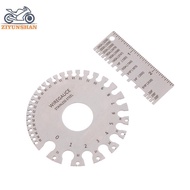 ziyunshan 0-36 Round AWG SWG Wire Gauge Thickness Ruler Gauge Diameter Stainless Steel Measurer Tool