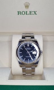 『已交流』勞力士 116200 黑面 Datejust Rolex 三板帶 Oyster Perpetual Datejust 停產絕版 36mm