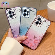 Case Redmi Note 12 12s 12Pro 4G 5G Soft Floral Phone Cover Blink Casing For Xiaomi Redmi Note 12 Pro Note12 Note12s Note12Pro