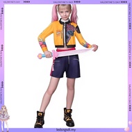 Fast Shipping  demon slayer cosplay baju  kpop demon hunter cosplay kids costume New Girl Demon Hunt