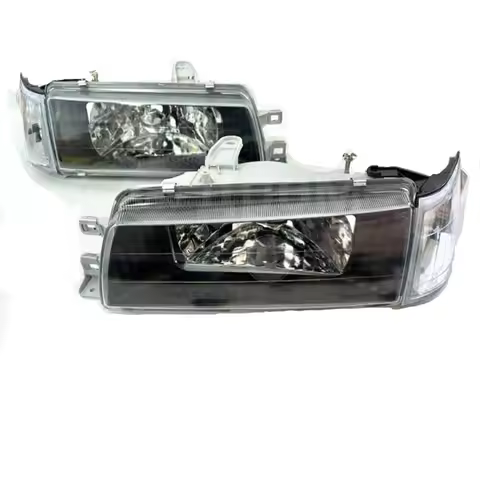 4PCS Car Headlight For Toyota Corolla AE90 AE91 Ae92 1988 Headlamp 811701A590 811601A590