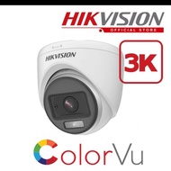 CCTV CAMERA DS-2CE76KOT-LPFS DUAL LIGHT AUDIO 3K 5MP HIK-VISION NEW