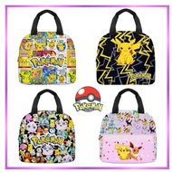 Pikachu Lunch Bag For Kids Pokemon Anime Cartoon Children Thermal Insulated Lunch Bag Box Boy Girl Student School Children's lunch bag