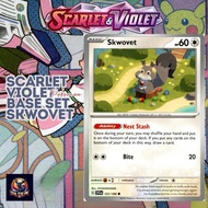 Pokemon TCG Skwovet 151/198 Scarlet Violet Base Set