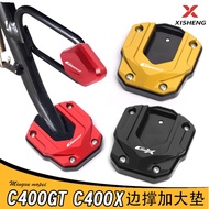 For BMW C400GT C400X C400 C 400 X GT C 400X 400GT Accessories Kickstand Stand Extension Pad Reinforc