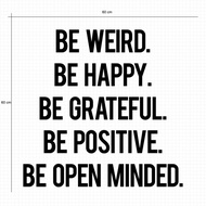 Wall Sticker Quotes 2 Office Motivational Glass Wallcutting stiker