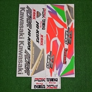 👉 STICKER COVER FULL SET*KAWASAKI KR-SE150 97*