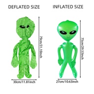 1pcs Inflatable Alien Toy Available In Two Sizes Of 33 Inches And 63 Inches Suitable For Alien Theme