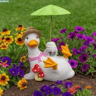 AHMED Duck Umbrella Ornament, Model Crafts Umbrella Duck Statue, Novelty Simulated Handicraft Displa