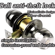 Round Ball Lock Indoor Mute door handle door lock safety lock for door security door lock