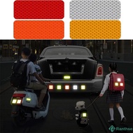 ❥❥ 2pcs Car Bumper Reflective Sticker Car Reflective Strip Pet Sticker Self-propelled Electric Car Motorcycle Reflective Sticker Night Warning Truck Reflective Film