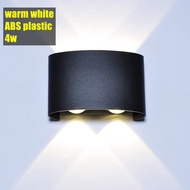 NON RUST LED IP65 Weatherproof Up Down Wall Lamp Outdoor & Indoor Light  warm white light slender wa