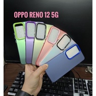 OPPO RENO 12 5G IMD MATTE HYBRID SOFTCASE OPPO RENO 12 5G CASING/