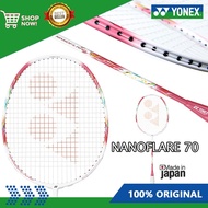 【100% original】YONEX NANOFLARE 70 Badminton Racket Full Carbon Single 4U 83g Made In Japan