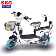 SKG จักรยานไฟฟ้า electric bike ล้อ14นิ้ว รุ่น SK-48v222 รับประกัน มอเตอร์ 1ปี และแบตเตอรี่ 6 เดือน