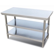 Stainless Steel Table Kitchen Workstation Kitchen Island Coffee Shop Restaurant Canteen SS Table