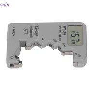 SAIA Digital Battery Checker, Universal Compatibility Digital Display Digital Battery Tester, Small 