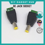 DC Power Jack Male Connector 2.1 X 5.5mm 12VDC CCTV Camera Power Adapter