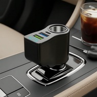 66W Dual USB Car Charger with Digital Screen, Multi-Port Fast Adapter