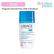 Uriage Eau Thermale Power 3 Roll-on Deodorant 50ml (Exp 05/2026) for All Skin Type